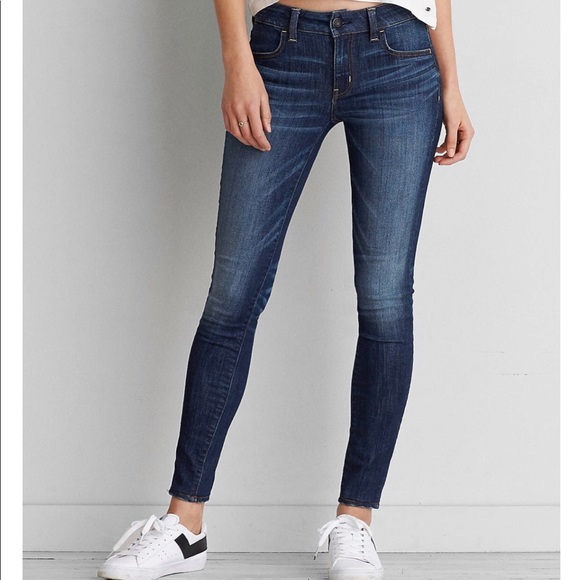 American Eagle Outfitters Denim - American Eagle Jegging Super Stretch Size 6 Dark